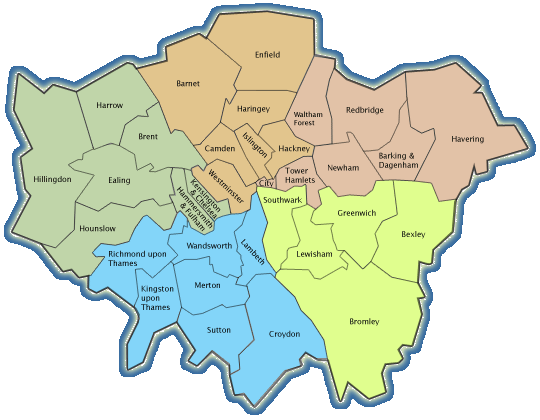 London boroughs