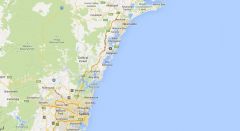 Карта Newcastle, New South Wales, Australia