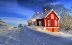 Sweden naturer winter
