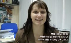 Мария Борзова, Work and study UK