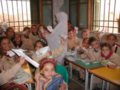 1 сентября, школьники и школьницы Арабская Республика Египет, Африка 6