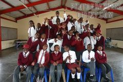 1 сентября, дети - школьники и школьницы в Ботсвана, Африка 3