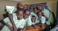 1 сентября, школьники и школьницы Федеративной Республики Нигерия, Африка.jpg
