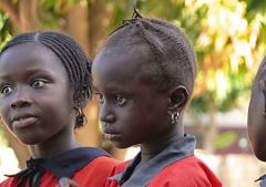 1 сентября, школьники и школьницы Республики Гамбия, Африка 2