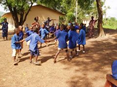 1 сентября, школьники и школьницы Республики Сьерра Леоне, Африка 3