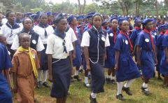 1 сентября, школьники и школьницы Республики Конго, Африка 9
