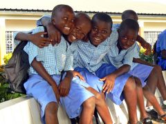 1 сентября, школьники и школьницы Республики Гамбия, Африка 9