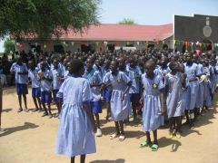 1 сентября, школьники и школьницы Республики Южный Судан, Африка 3