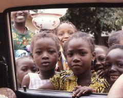 1 сентября, школьники и школьницы Республики Гамбия, Африка