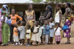 1 сентября, школьники и школьницы Республики Кот-д’Ивуар, Африка 3.jpg