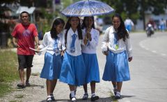 1 сентября, школьники и школьницы Республики Филиппины, Юго Восточная Азия