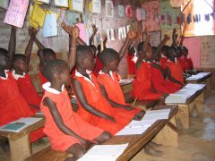 1 сентября, школьники и школьницы Республики Уганда, Африка