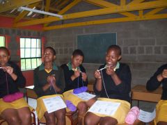 1 сентября, школьники и школьницы Королевства Лесото, Африка 10