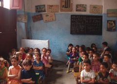 1 сентября, школьники и школьницы Королевства Марокко, Африка