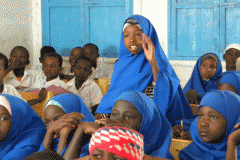 1 сентября, школьники и школьницы Федеративной Республики Сомали, Африка 2.gif