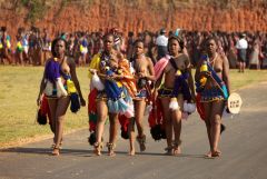 1 сентября, школьники и школьницы Королевства Свазиленд, Африка 12