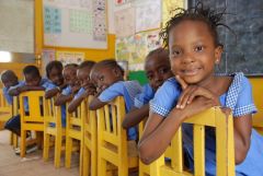 1 сентября, школьники и школьницы Республики Гамбия, Африка 8