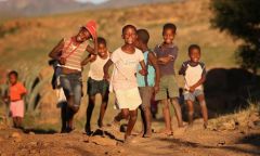 1 сентября, школьники и школьницы Королевства Лесото, Африка 6