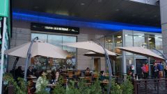 Кафе 'Пекарня Хлеб Насущный', площадь Киевского вокзала, Москва, 04.09.2015 г.