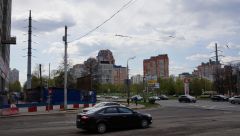 Вид на Ленинский проспект с ул. Наметкина, Москва 01.05.2016 г.
