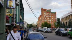 Вид на улицу Новослободскую от дома №10, Москва, 15.07.2015 г.