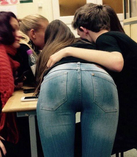 В джинсах в школе