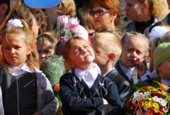 1 сентября школьники Москвы