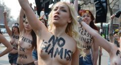 Activists from The Muslim FEMEN