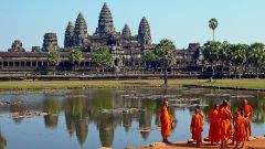 Новогодний фестиваль Кхмеров в Камбодже, Khmer New Year 2016, Angkor Wat в Siem Reap