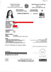sample Of visa