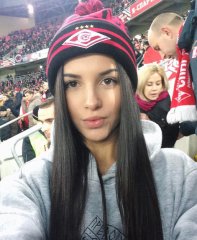 Самые красивые девушки России, футбольные фанатки, Надя Приходько
