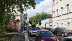 Москва, вид на переулок Кропоткинский с улицы Остоженки, 23.07.2017 г.JPG